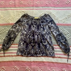 Princess Vera Wang Paisley Blouse